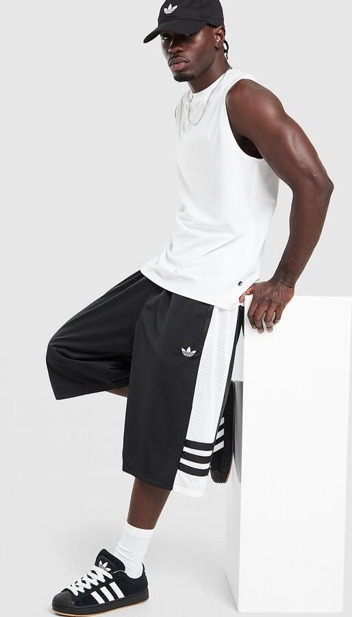 Adidas Originals Loose fit sweatshorts met elastische band - Foto 2