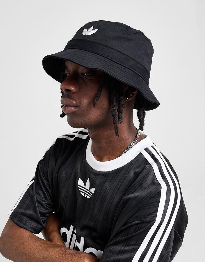 Adidas Originals Adicolor Bucket Hat Unisex Caps & Mutsen zwart Maat ONE SIZE Accessoires - Foto 4