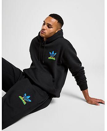 Adidas Originals Airbrush Hoodie Black- Heren Black
