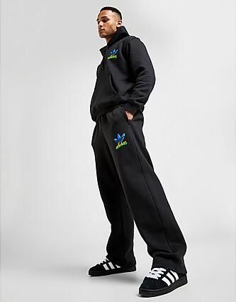 Adidas Originals Airbrush Open Hem Joggers Black- Heren Black