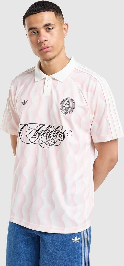 Adidas Originals All Over Print Football Jersey Roze- Heren Roze - Foto 2