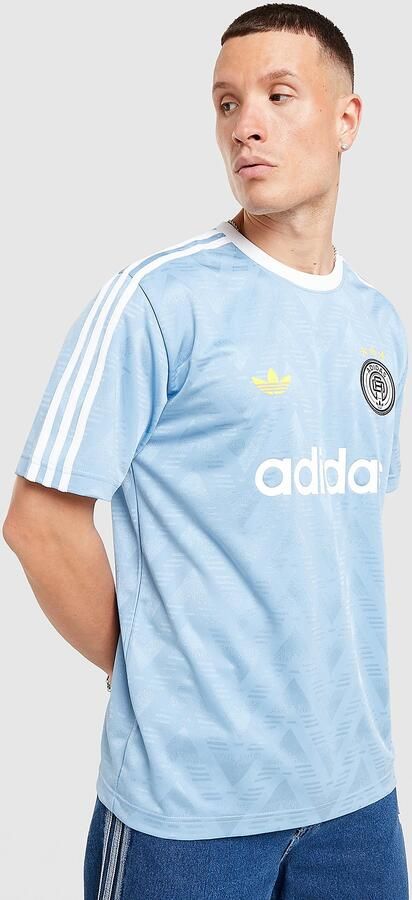Adidas Originals All Over Print T-Shirt Blauw- Heren Blauw