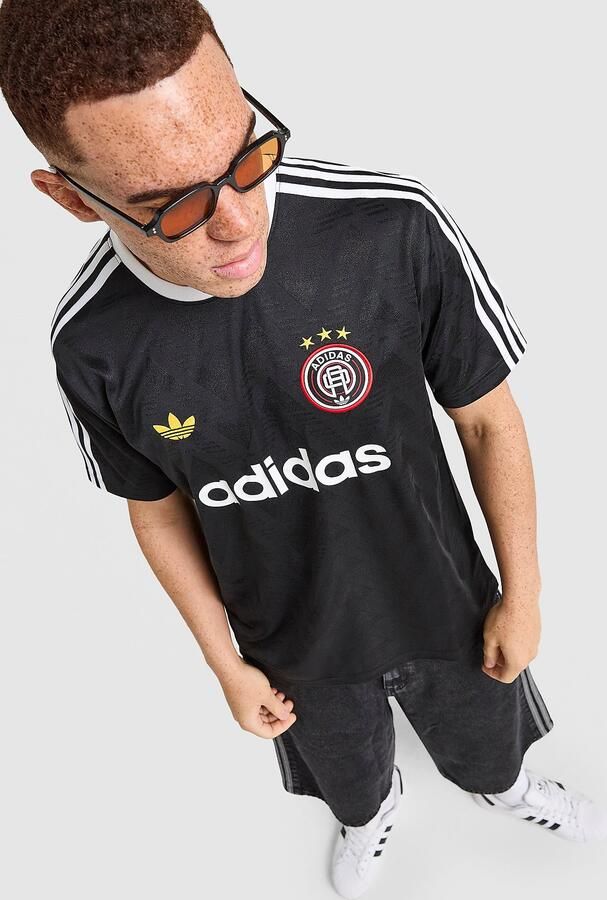 Adidas Originals All Over Print T-Shirt Zwart- Heren Zwart
