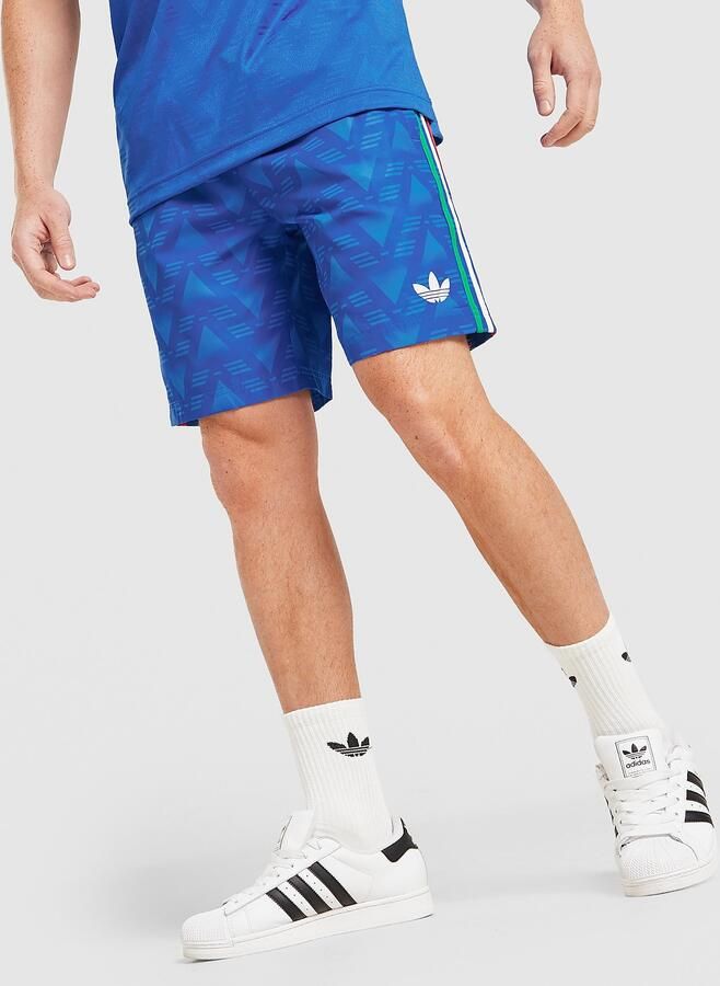 Adidas Originals All Over Print Woven Shorts Blauw- Heren Blauw