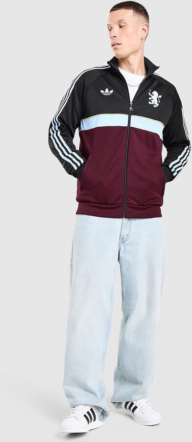 Adidas Originals Aston Villa FC OG Track Top Zwart- Heren Zwart