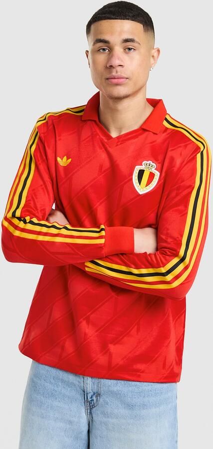 Adidas Originals Belgium '86 Retro Home Shirt Rood- Rood - Foto 6