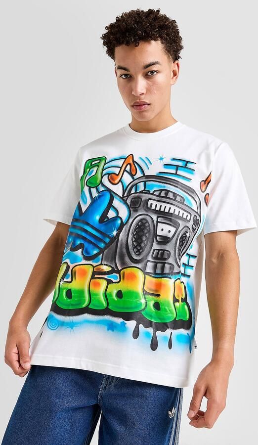 Adidas Originals Boombox T-Shirt Wit- Heren Wit