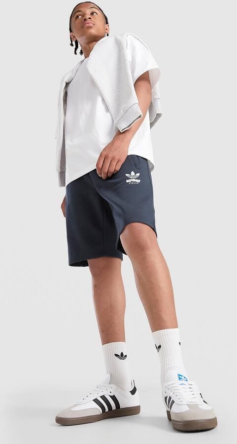 Adidas Originals Bubble Graphic Shorts Junior Blauw Kind Blauw