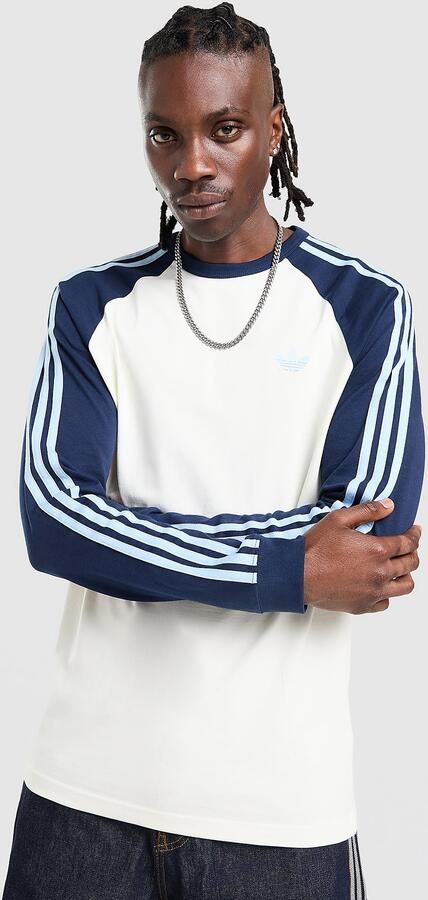 Adidas Originals Cali Long Sleeve T-Shirt Wit- Heren Wit