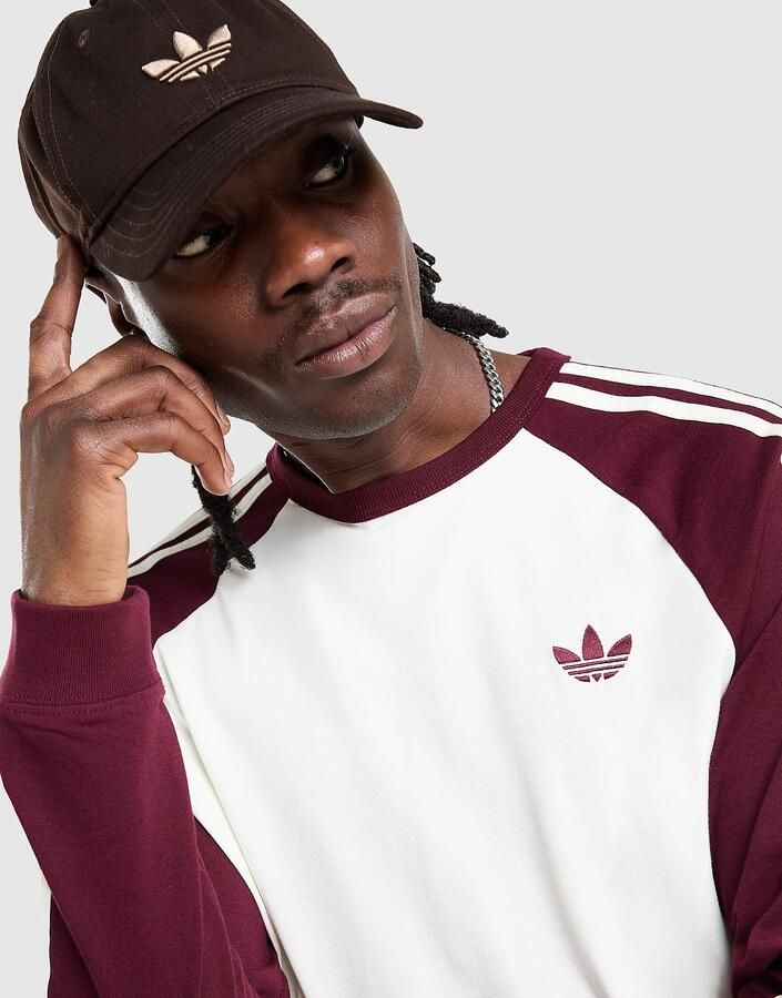 Adidas Originals Cali Long Sleeve T-Shirt Wit- Heren Wit