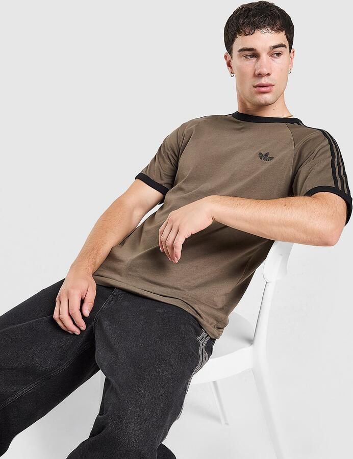 Adidas Originals Cali T-Shirt Bruin- Heren Bruin