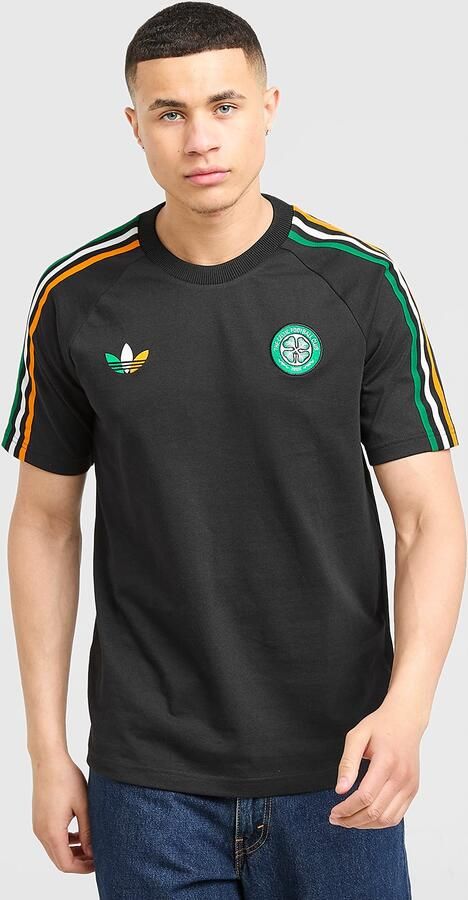 Adidas Originals Celtic FC Irish Origins T-Shirt Zwart- Heren Zwart