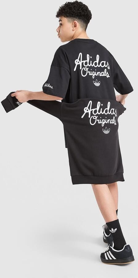 Adidas Originals Chain Stitch Shorts Junior Zwart Kind Zwart
