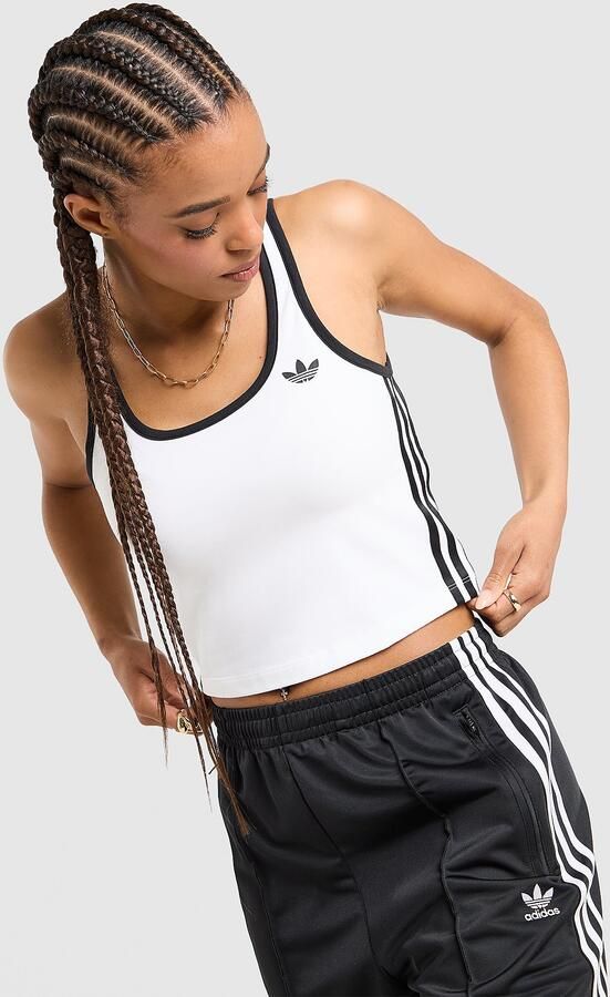 Adidas Originals Classic Slim Tank Top Wit- Dames Wit