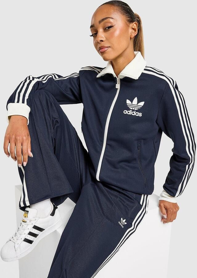 Adidas Originals Classic Track Top Blauw- Dames Blauw