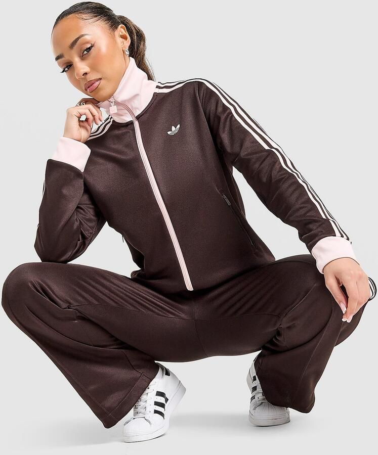 Adidas Originals Classic Track Top Bruin- Dames Bruin