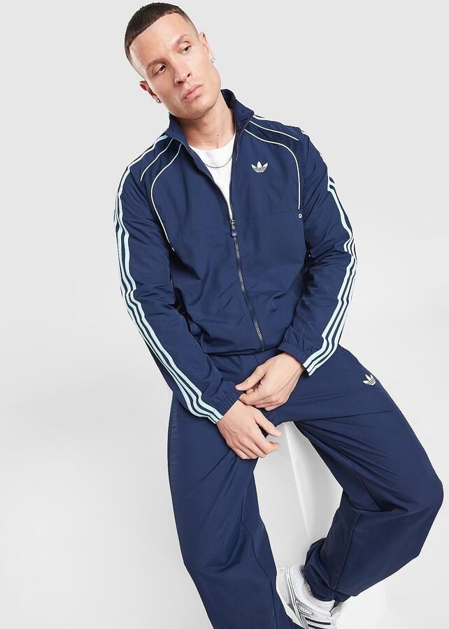 Adidas Originals Clima Woven Track Top Blauw- Heren Blauw