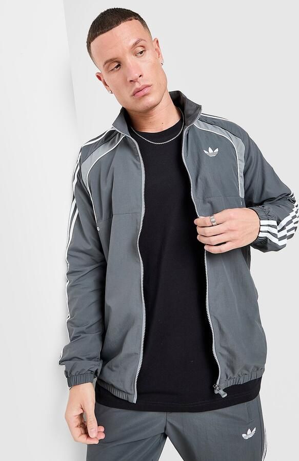 Adidas Originals Clima Woven Track Top Grijs- Heren Grijs