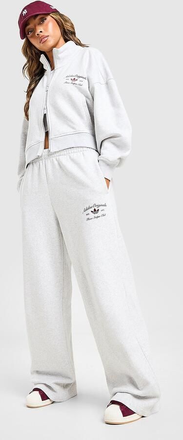 Adidas Originals Club Wide Joggers Grijs- Dames Grijs