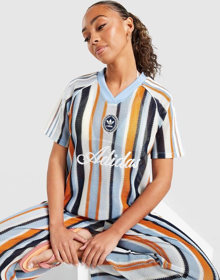 Adidas ORIGINALS SUMMER GLOW KNITTED OVERSIZED SPORTSHIRT