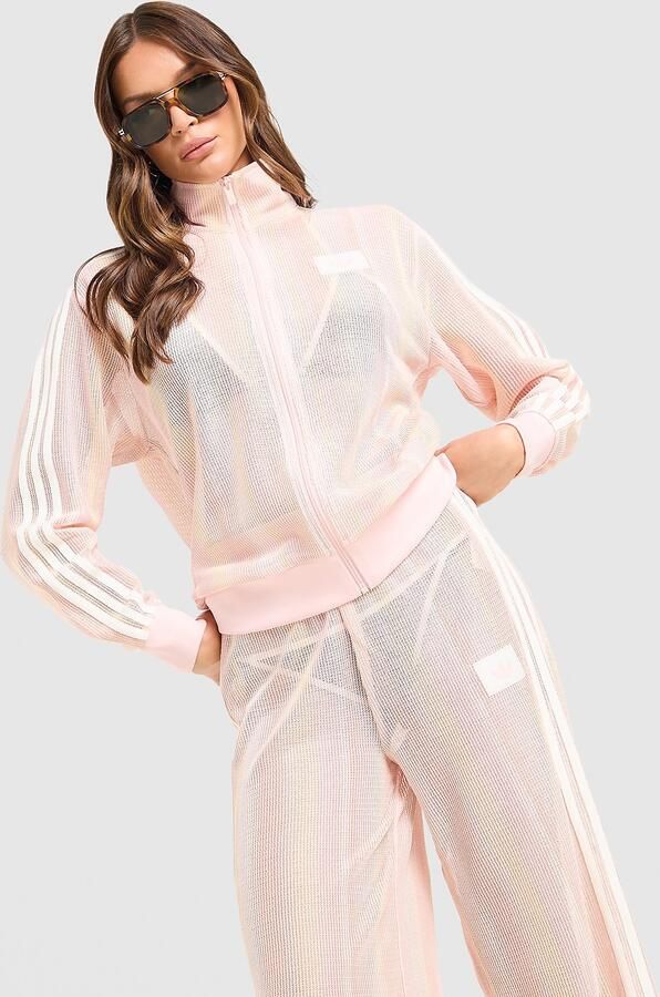Adidas Originals Crochet Football Track Top Roze- Dames Roze