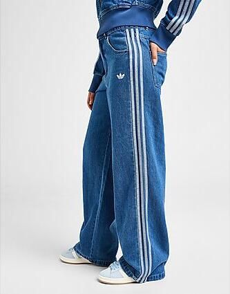 Adidas Originals Spijkerbroek met 3 Strepen Broeken in blauw formaten: 28 32 - Foto 7