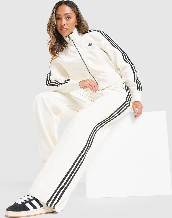 Adidas Originals Denim Firebird Track Pants Wit- Dames Wit - Foto 7