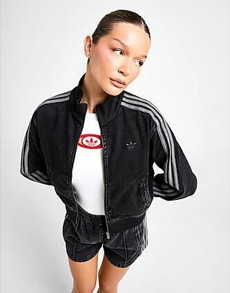 Adidas Originals Denim Firebird Track Top Zwart- Dames Zwart - Foto 7