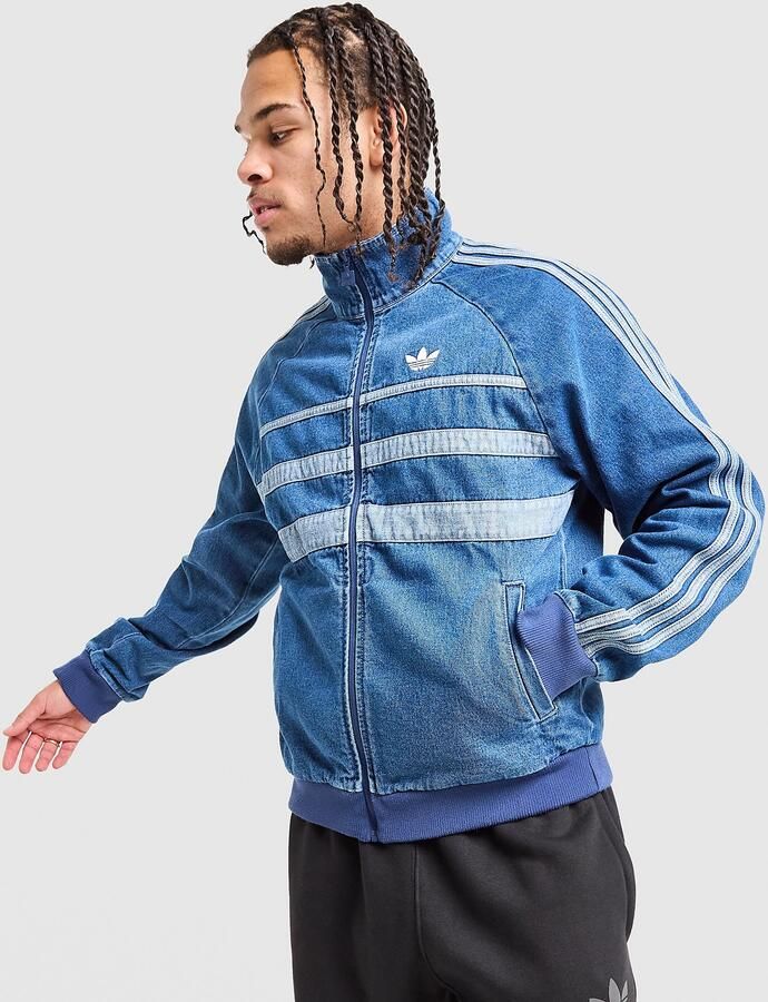 Adidas Originals Denim First Track Top Veelkleurig- Heren Veelkleurig