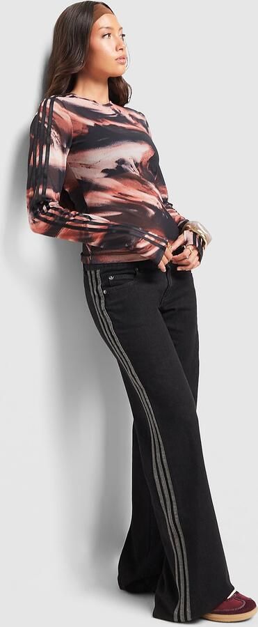 Adidas Originals Denim Low Rise Jeans Zwart - Foto 3