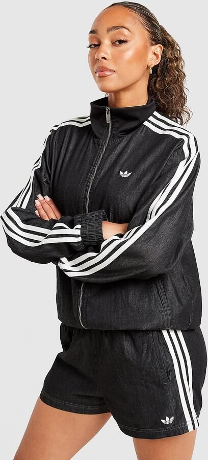 Adidas Originals Denim Shorts Zwart- Dames Zwart