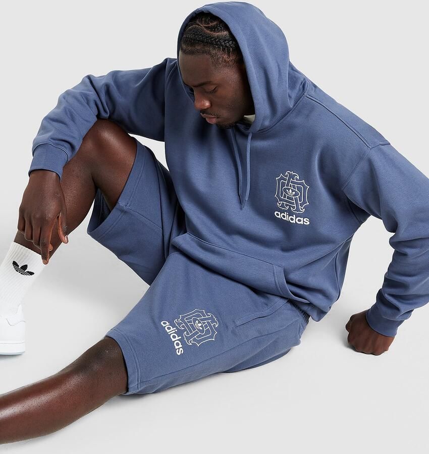 Adidas Originals Emblem Shorts Blauw- Heren Blauw