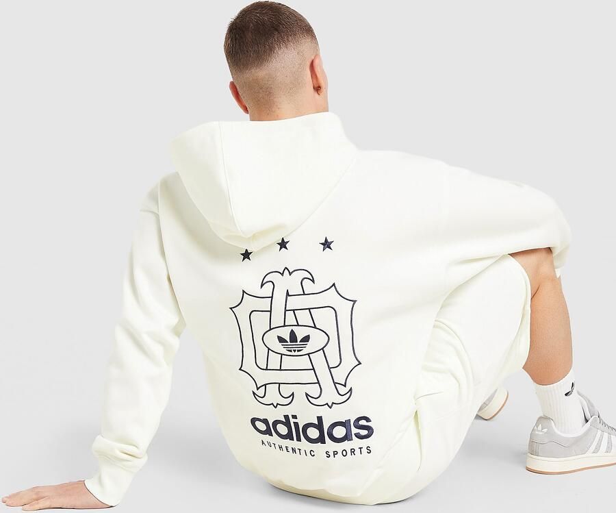 Adidas Originals Emblem Shorts Wit- Heren Wit