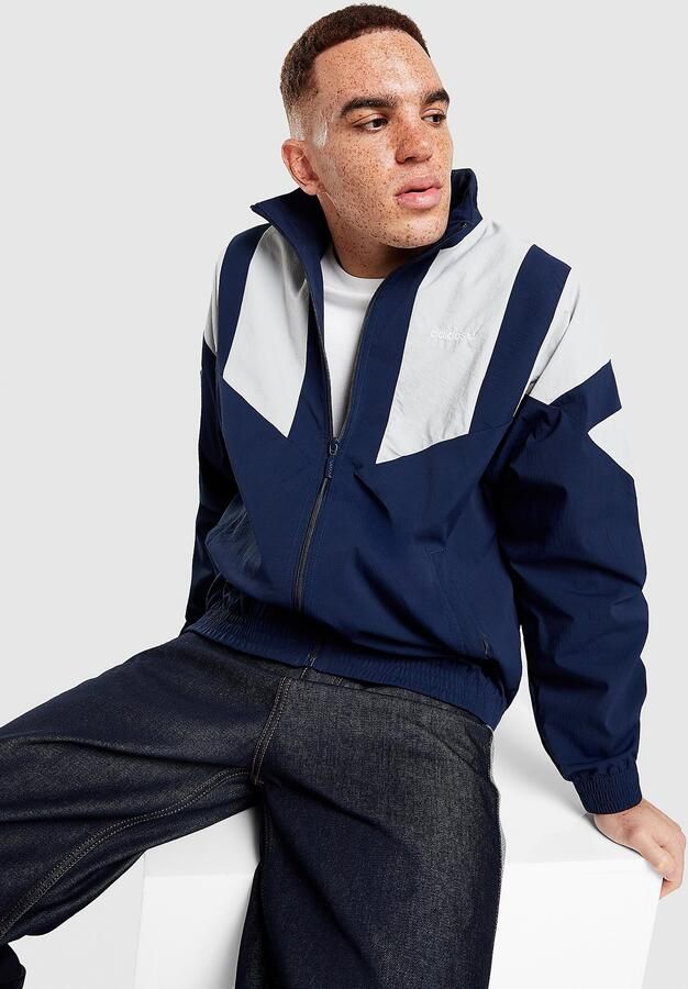 Adidas Originals relaxed fit sweatjack met labelstitching