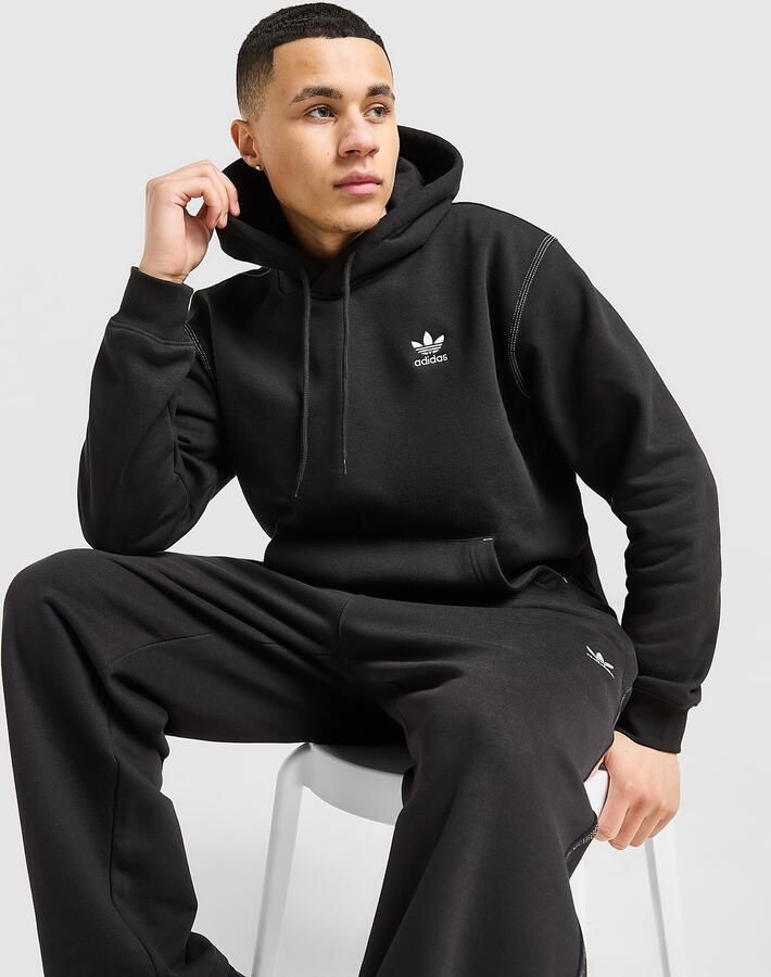 Adidas Originals Essentials Loose Hoodie Zwart- Heren Zwart