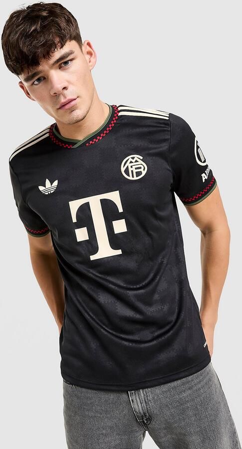 Adidas Originals FC Bayern Munich 2025 26 Third Shirt Zwart- Heren Zwart - Foto 4