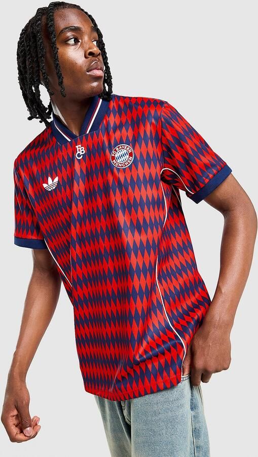 Adidas Originals FC Bayern Munich LFSTLR Jersey Rood- Heren Rood