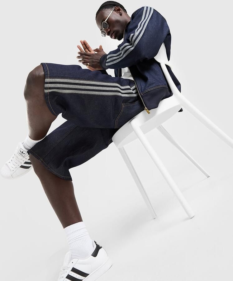 Adidas Originals regular fit korte jeans van puur katoen model 'FIREBIRD SHRT' - Foto 5