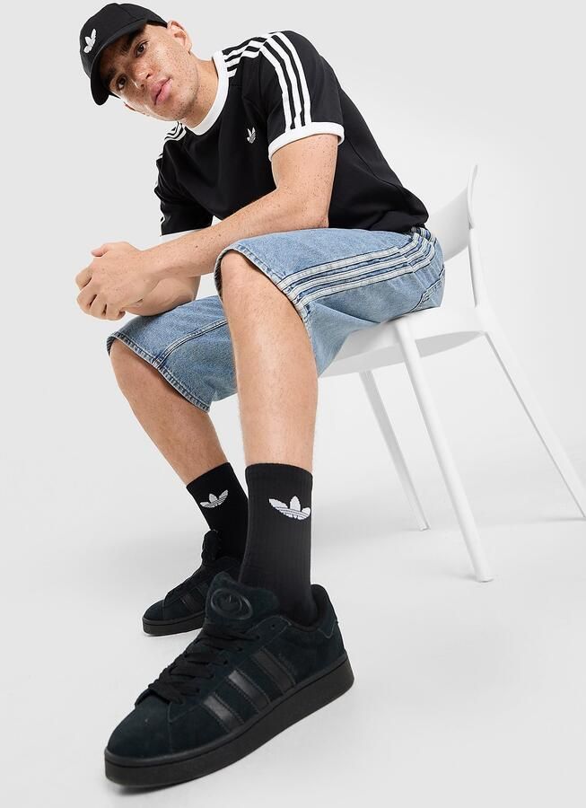 Adidas Originals Firebird Denim Shorts Blauw- Heren Blauw - Foto 7