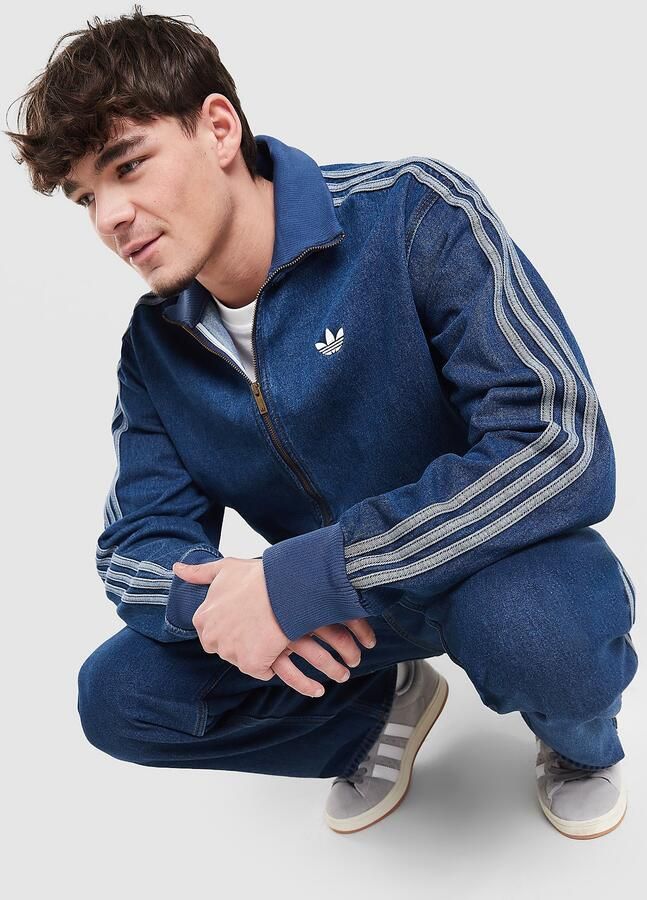 Adidas Originals Firebird Denim Track Top Blauw- Heren Blauw - Foto 6
