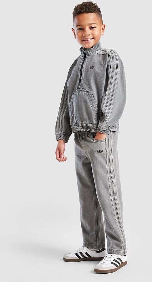Adidas Originals Firebird Denim Tracksuit Children Grijs Kind Grijs - Foto 4