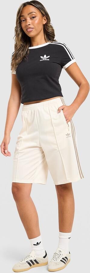 Adidas Originals Firebird Long Shorts Crème- Dames Crème