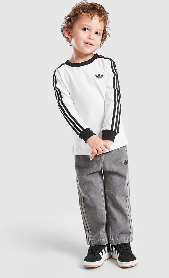 Adidas Originals Firebird T-Shirt Denim Bottoms Set Infant Wit - Foto 6