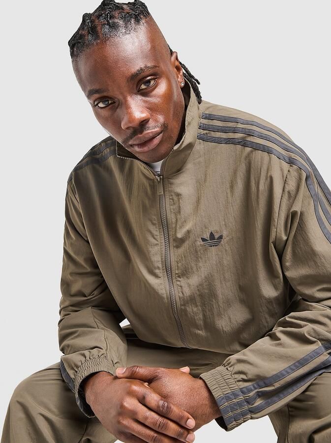 Adidas Originals Firebird Woven Track Top Bruin- Heren Bruin