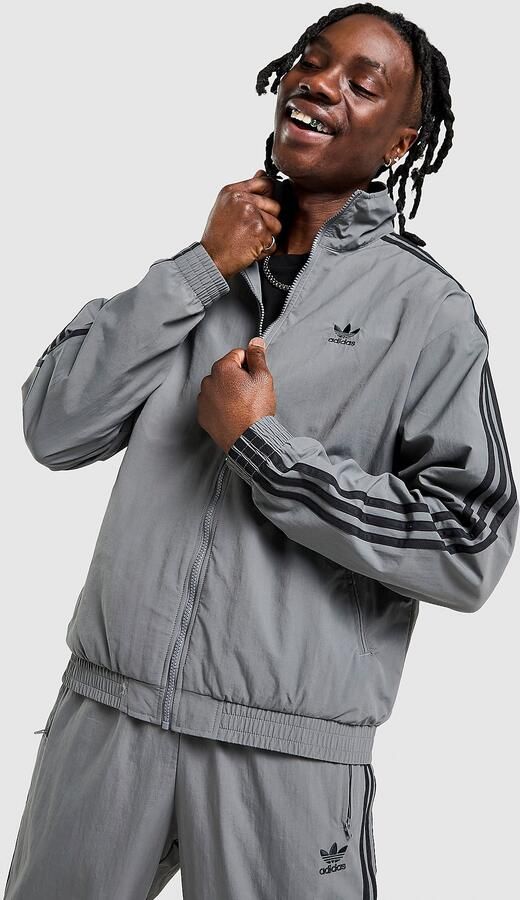 Adidas Originals Firebird Woven Track Top Grijs- Heren Grijs