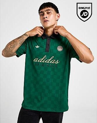 Adidas Originals Football Script T-Shirt Green- Heren Green