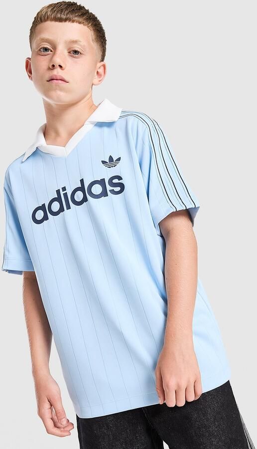 Adidas Originals Football T-Shirt Junior Blauw Kind Blauw