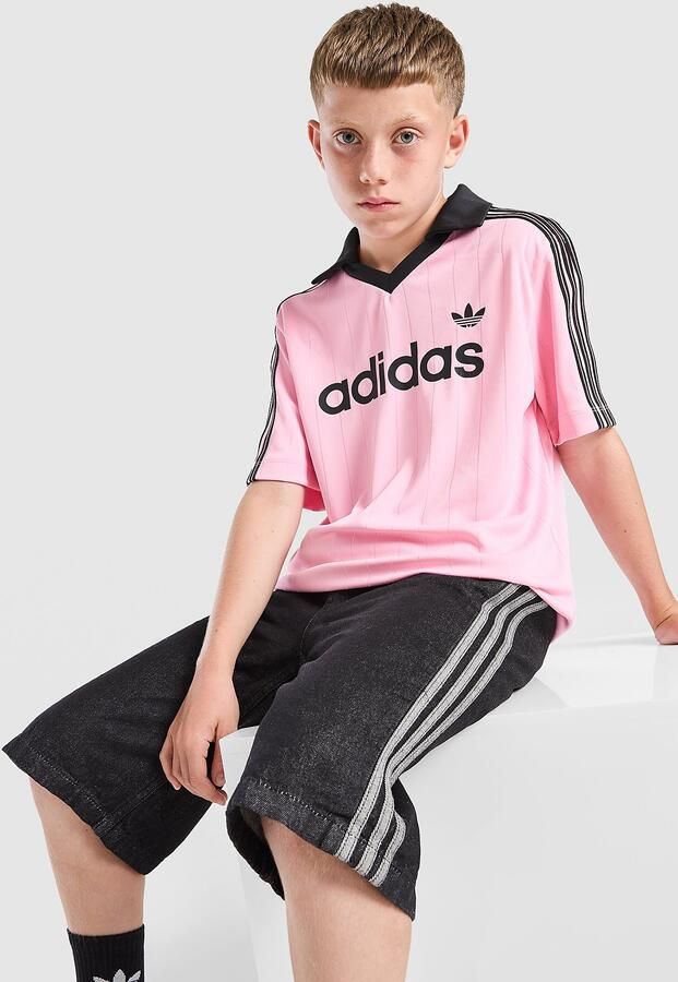 Adidas Originals Football T-Shirt Junior Roze Kind Roze