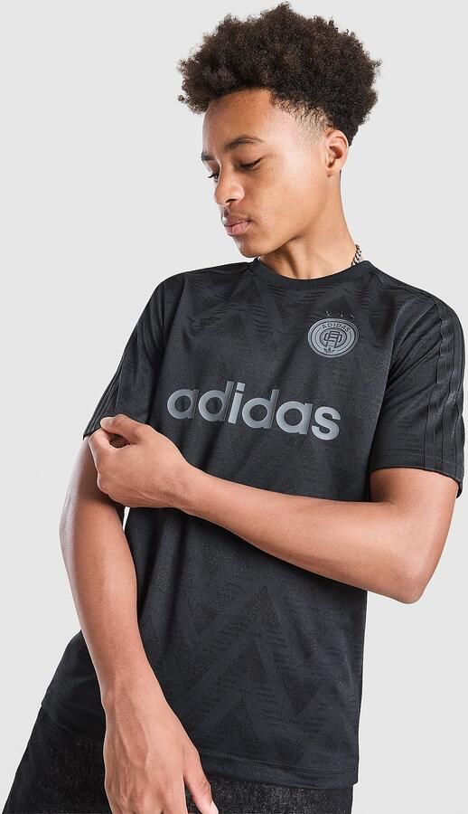 Adidas Originals Football T-Shirt Junior Zwart Kind Zwart