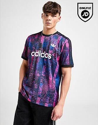 Adidas Originals Football T-Shirt Pink- Heren Pink